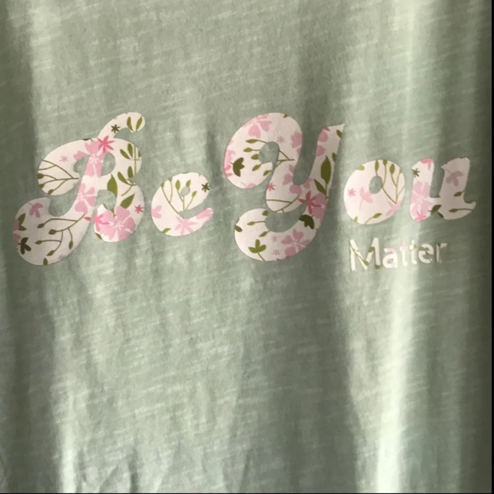🎉HP🎉 NWT Lucky Brand Women’s “Be You” Floral Graphics “Love💞Tee” Collection - Picture 2 of 5